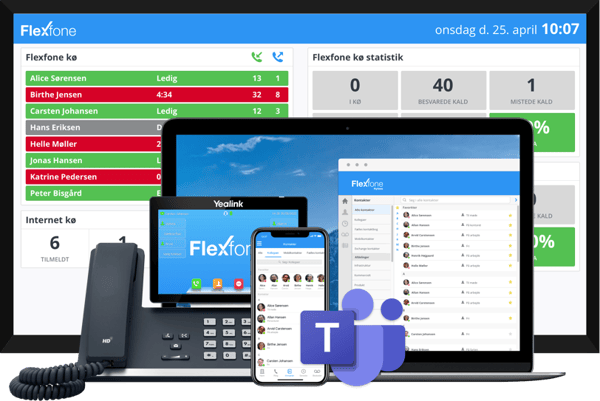 Flexfone løsning på tværs af flere platforme
